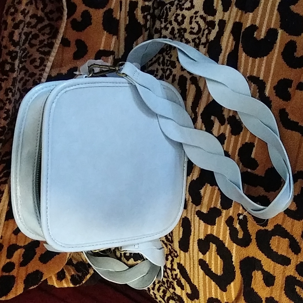 Blue crossbody bag